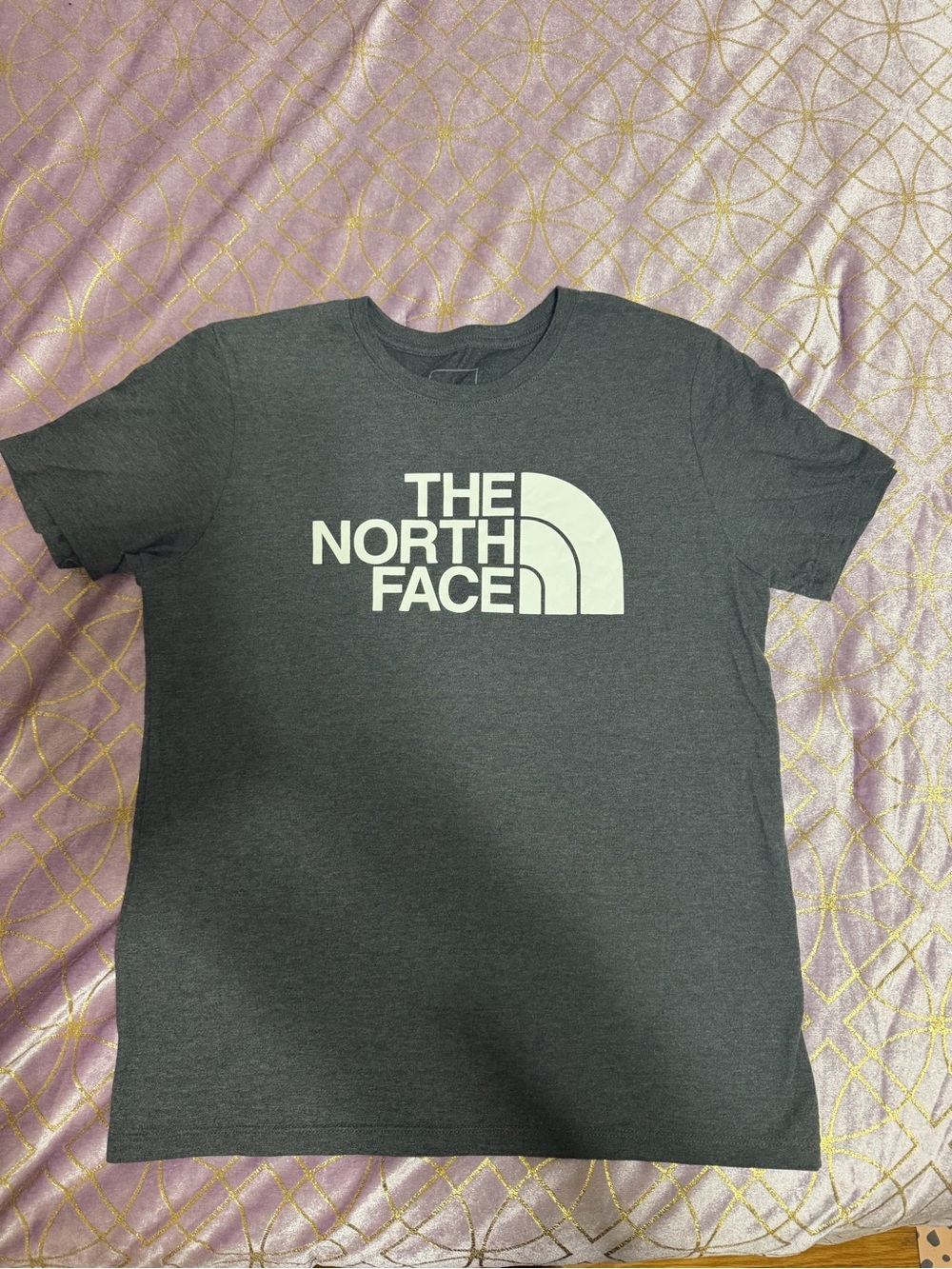 💥 WOMENS The North Face Gray Logo Short Sleeve Tee